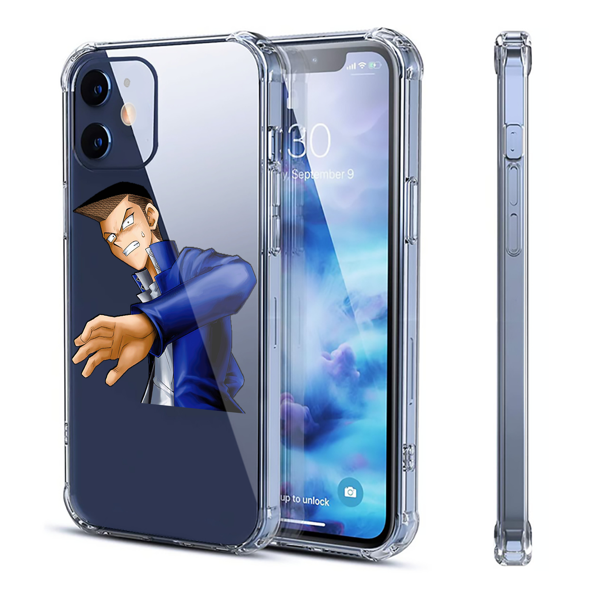 （画像用） 遊☆戯☆王 Yu-Gi-Oh! 【iPhone 12シリーズ対応】透明スマホケース（クリアソフトケース）